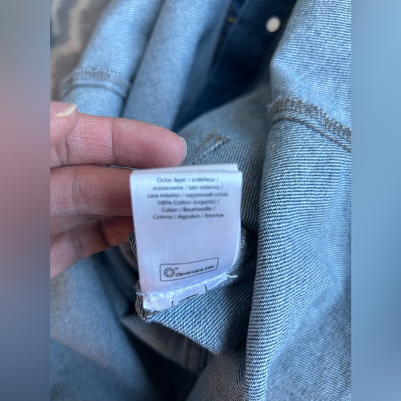 Remain Size 4 Denim Midi Dress With Silver Buttons - Picture 8 of 11